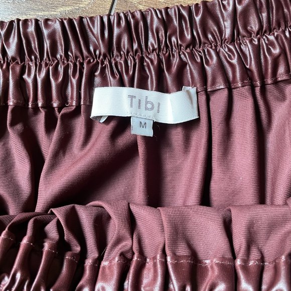 Tibi liquid drape pull on skirt, size M - Picture 5 of 7